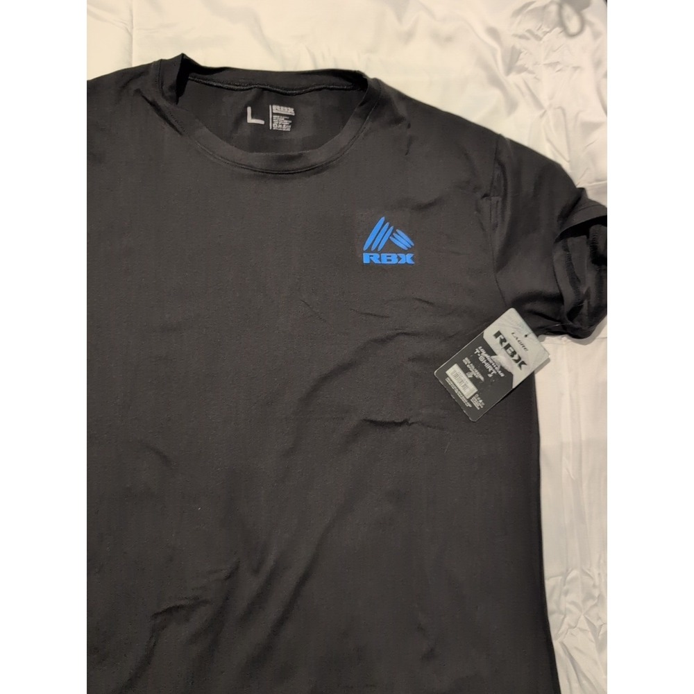 RBX -Shirt Black Top Men's  Large L Training Tee